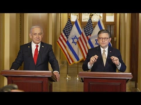 Benjamin Netanyahu, Speaker Mike Johnson full joint press conference (Feb. 7, 2025)