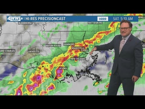 New Orleans Weather: Overnight storms expected Friday into early Saturday