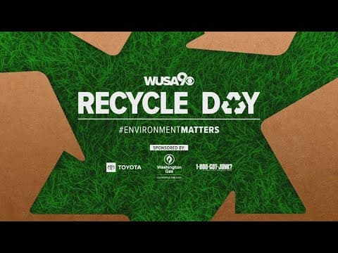 You're invited to another WUSA9 Recycle Day!