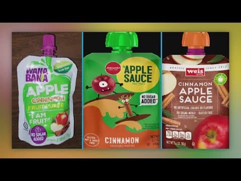 Contaminated apple sauce packets had 2,000 times the standard level of lead allowed in food, FDA say
