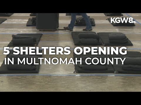 Multnomah County expands warming shelters capacity