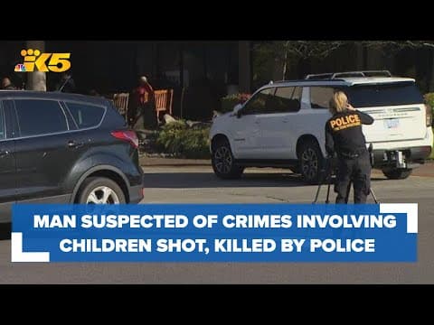 Man suspected of internet crimes against children shot, killed by police inside Tukwila hotel