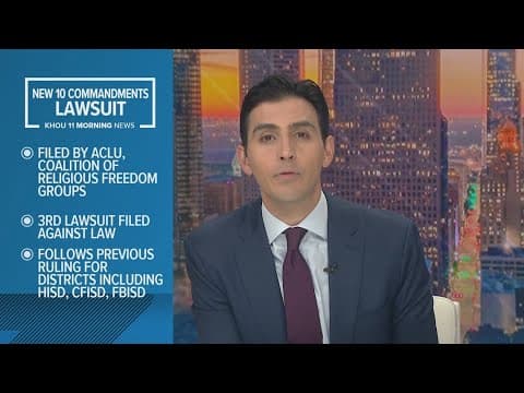Texas Ten Commandments school law faces another major lawsuit