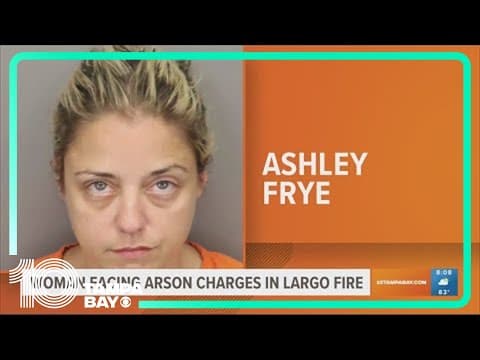 Woman facing arson charges in Largo fire
