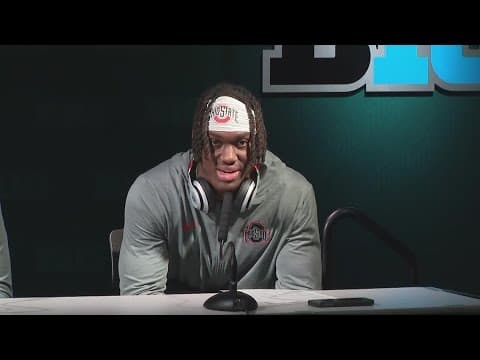 Tommy Eichenberg & Marvin Harrison Jr. postgame interview | Ohio State-Michigan State