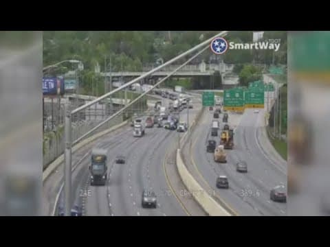 Multi-county police chase ends in downtown Knoxville, driver arrested