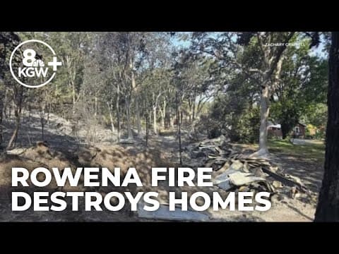 Witnesses describe horror, destruction as Rowena Fire devastates homes near The Dalles