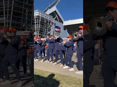 Denver Broncos’ Stampede Drumline Performs Before Colts Game
