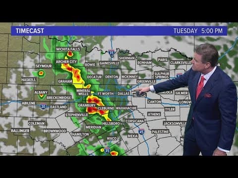 DFW Weather | Spotty showers Tuesday in 14 day forecast