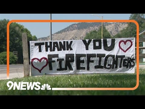 Volunteer firefighters work to protect neighbors from Lee Fire