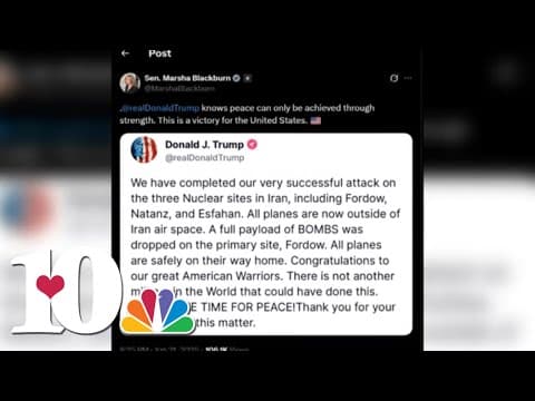 After Trump’s Iran strikes, Tennessee leaders voice their support and urge peace