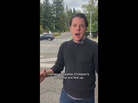 Nurses rally at Seattle Children’s as contract talks drag on