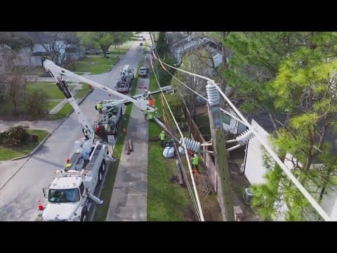 CenterPoint says restoration times have been cut nearly in half since last year's devastating storms