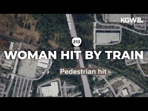 Woman dies after being hit by Amtrak train in Clackamas