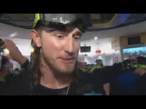 Josh Hader talks about the win over the Dodgers and the Padres resiliency this series