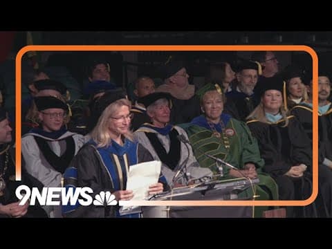 Protesters interrupt CU Denver commencement