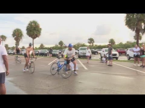 Athletes hit the water and the road for the Fort De Soto Triathlon series