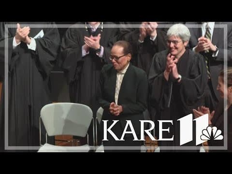Natalie Hudson takes historic oath as Minnesota's new Chief Justice