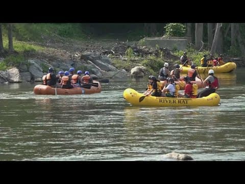 River rafting returns to Hartford after historic flooding from Helene