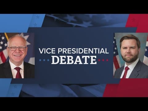 J.D. Vance vs. Tim Walz | CBS News debate to air on Oct. 1