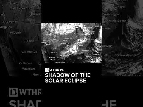 Here’s what the eclipse looked like from space