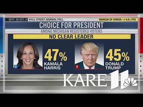 Candidates campaign in battleground Michigan