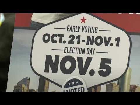 Early voting for Nov. 5 Election begins Monday