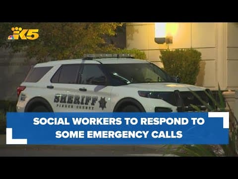 Social workers responding to some emergency calls with Pierce County deputies
