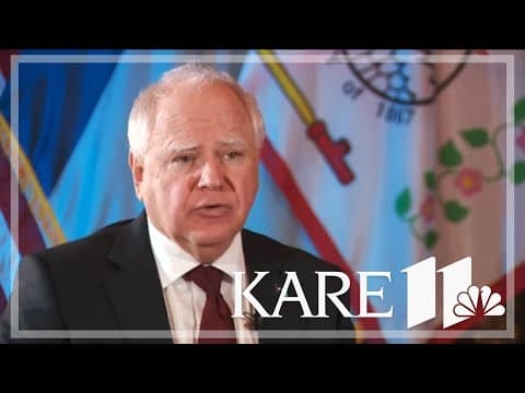 Gov. Walz: Power-sharing agreement in House was made "in the best interest of Minnesota"