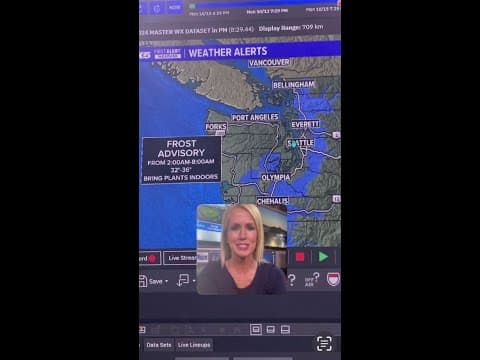 First Frost Advisory of the season issued for western Washington