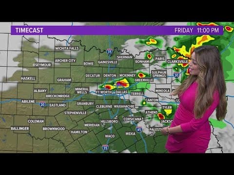 DFW weather: Latest North Texas storms forecast through the weekend