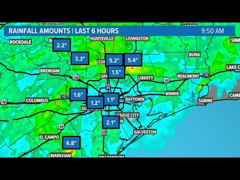 Houston weather: Rain moves out, cooler temps move in
