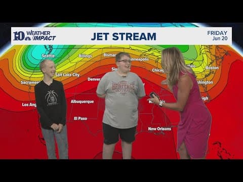 Mini-Meteorologists Brayden and Walker Payne give the weekend forecast