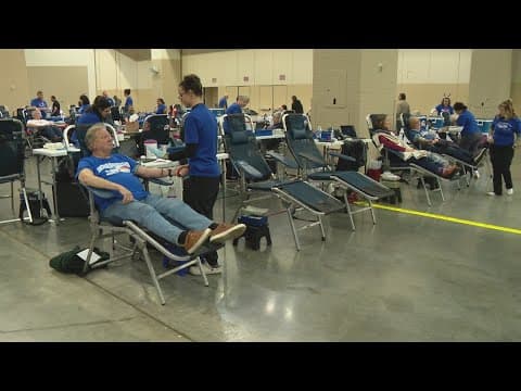 Lucas Oil Stadium hosts 24th annual 'Bleed Blue' blood drive