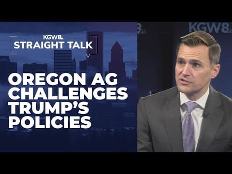 Trump's executive orders under fire; Oregon AG Dan Rayfield weighs in