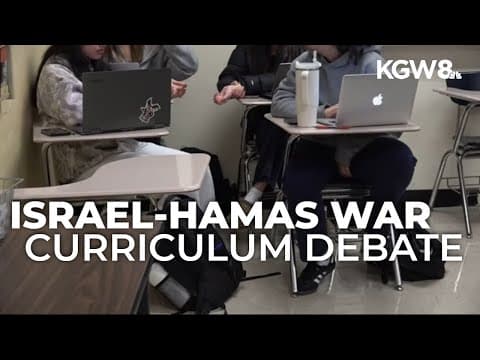 Parents and teachers across Portland debate how to teach students about Israel-Hamas war