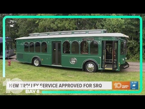 Sarasota approves new trolley service between airport and downtown