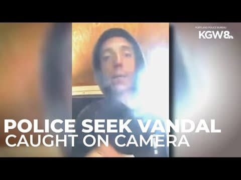 Portland police seek help in identifying suspect that defaced business with swastika