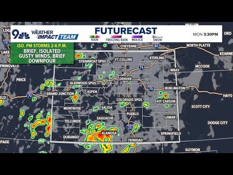 Denver weather: Sunny and breezy to start the week