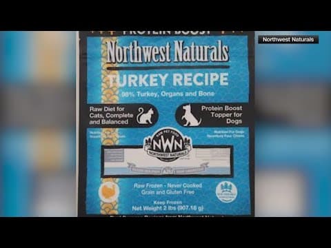 Raw frozen pet food recalled tied to bird flu