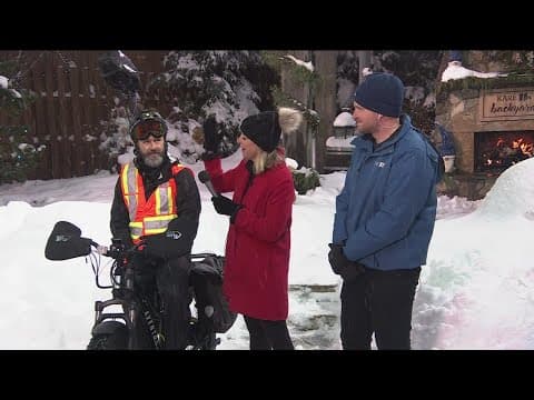 Testing our road and bike trail conditions
