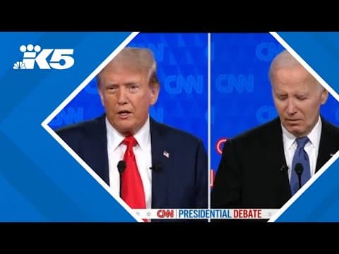 2024 presidential debate: Biden, Trump trade blame over border security