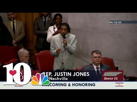 Tennessee Rep. Justin Jones sworn back in, speaks on the House floor after being reinstated