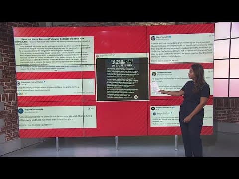 Charlie Kirk reaction throughout DMV