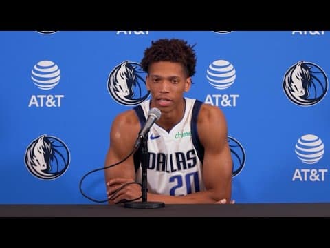 Kessler Edwards full press conference | 2024-25 Dallas Mavericks Media Day