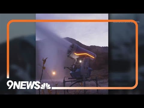 Colorado ski areas fire up snow guns as snowmaking begins