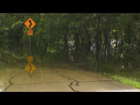 Murrell Park, Twin Coves Park in Flower Mound closed until further notice due to flooding