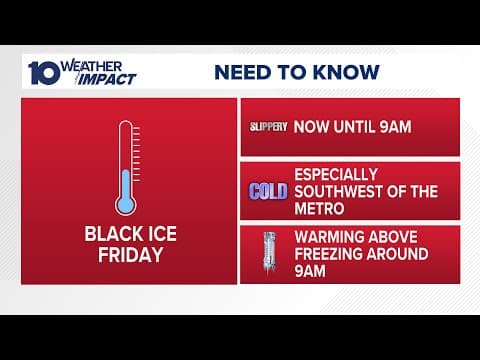 Columbus, OH Weather | Frigid temps, slick roads to impact Friday morning commute in central Ohio