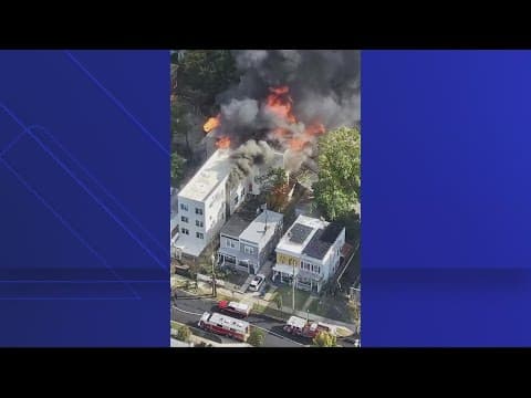 10 people, 2 dogs displaced after fire in Southeast DC