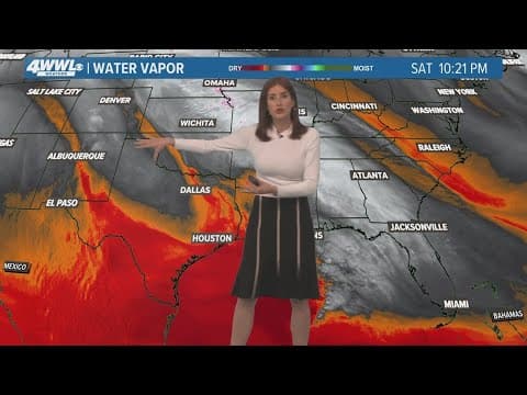 Drying out after heavy rain Saturday evening